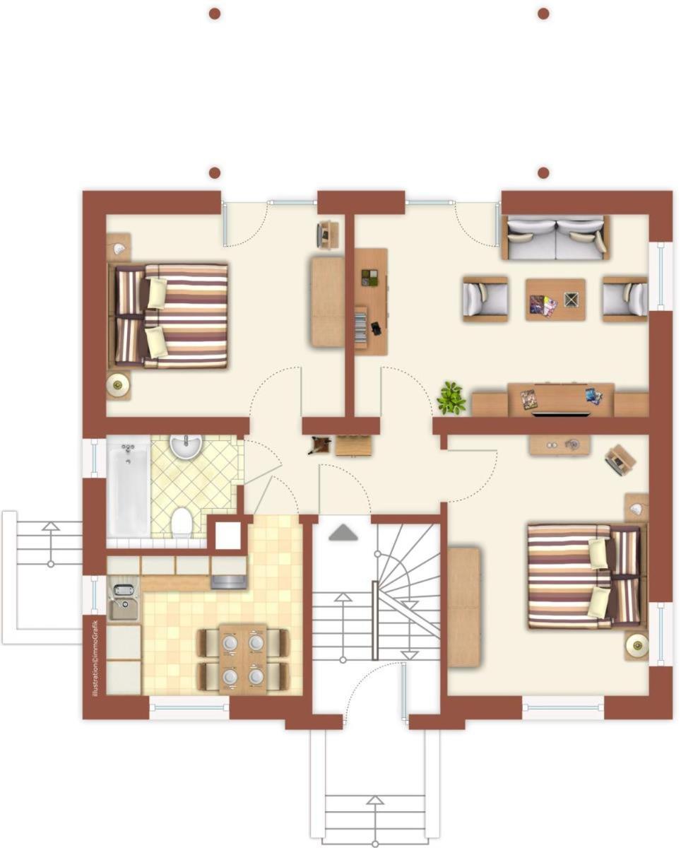 Bootshaus/ Holzdeck Apartment
